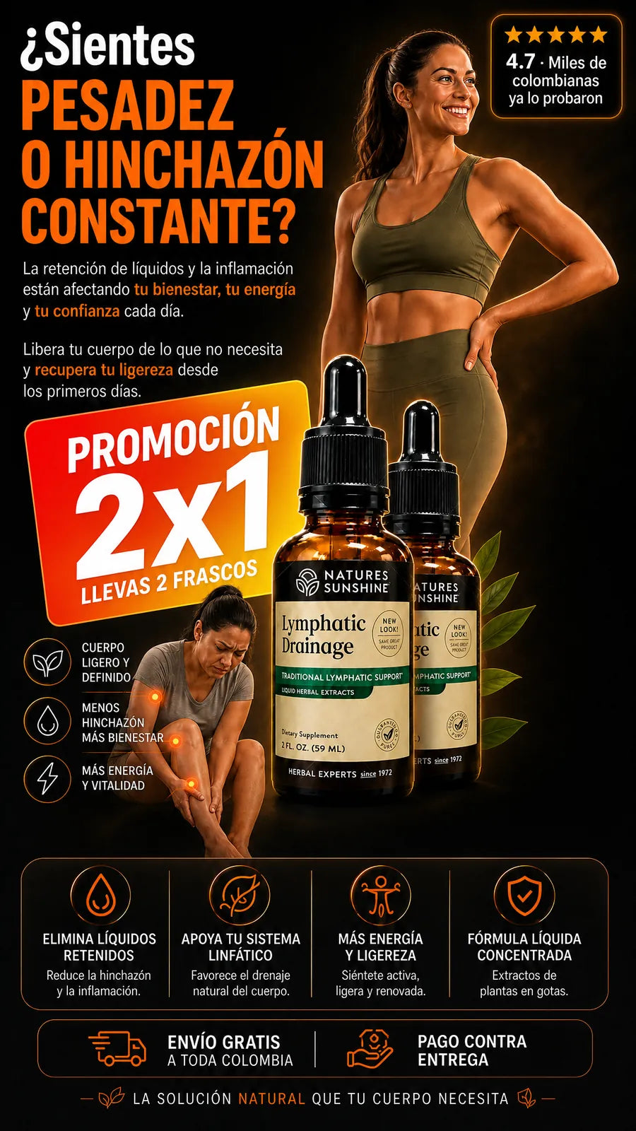 Promoción 2x1: ¿sientes pesadez o hinchazón constante? Lymphatic Drainage