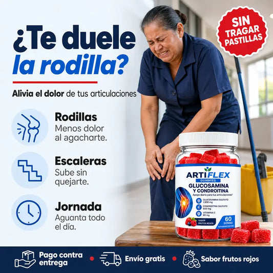 Artiflex · Gomitas de glucosamina y condroitina fb