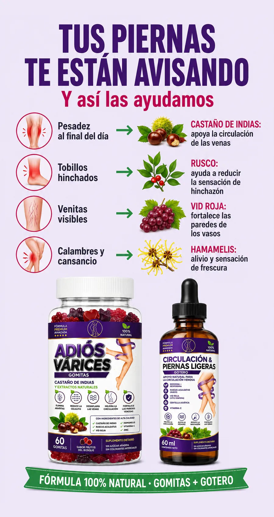 Tus piernas te están avisando: así las ayudamos
