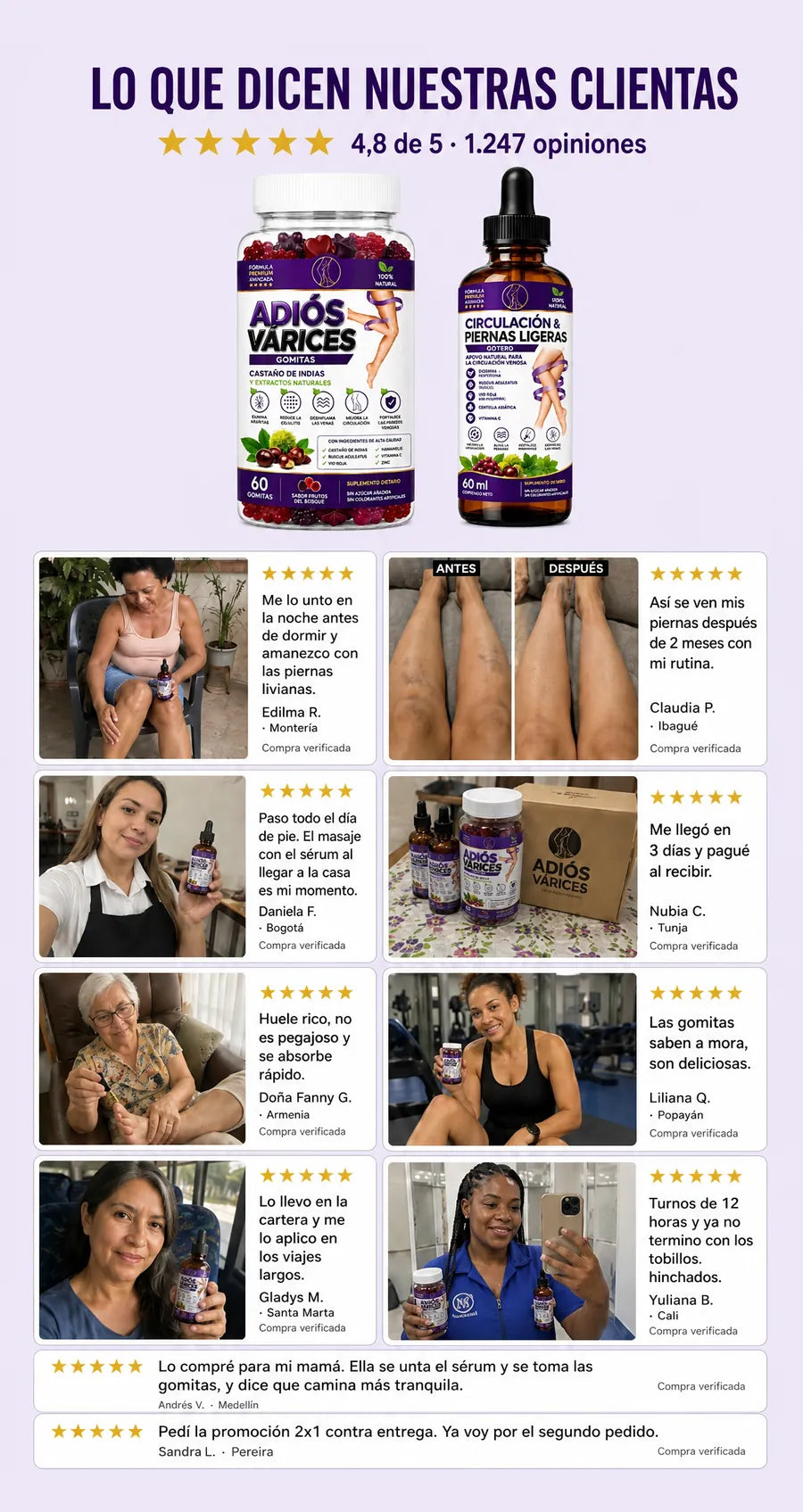 Lo que dicen nuestras clientas